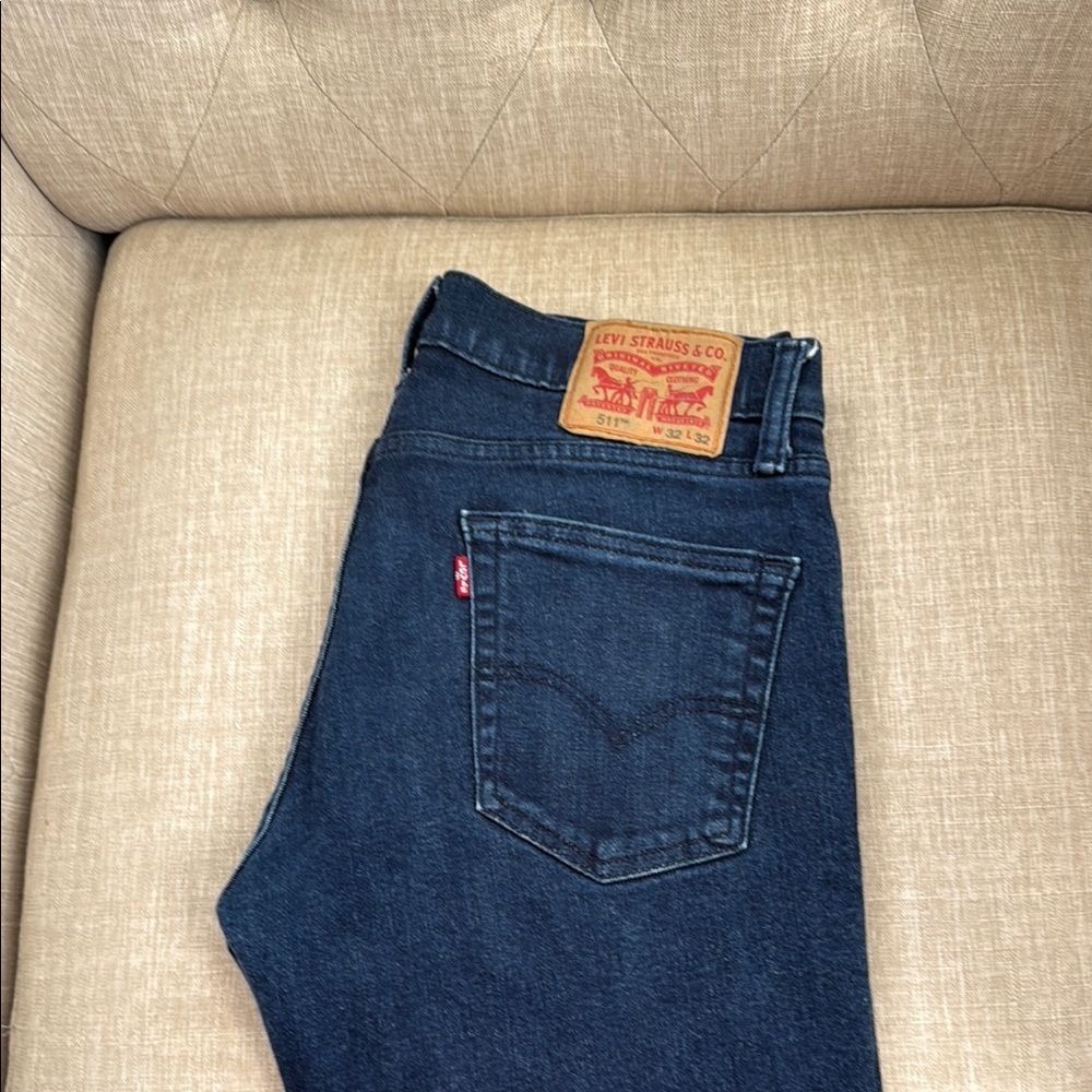 Levi's Blue Straight Jeans Classic Denim
